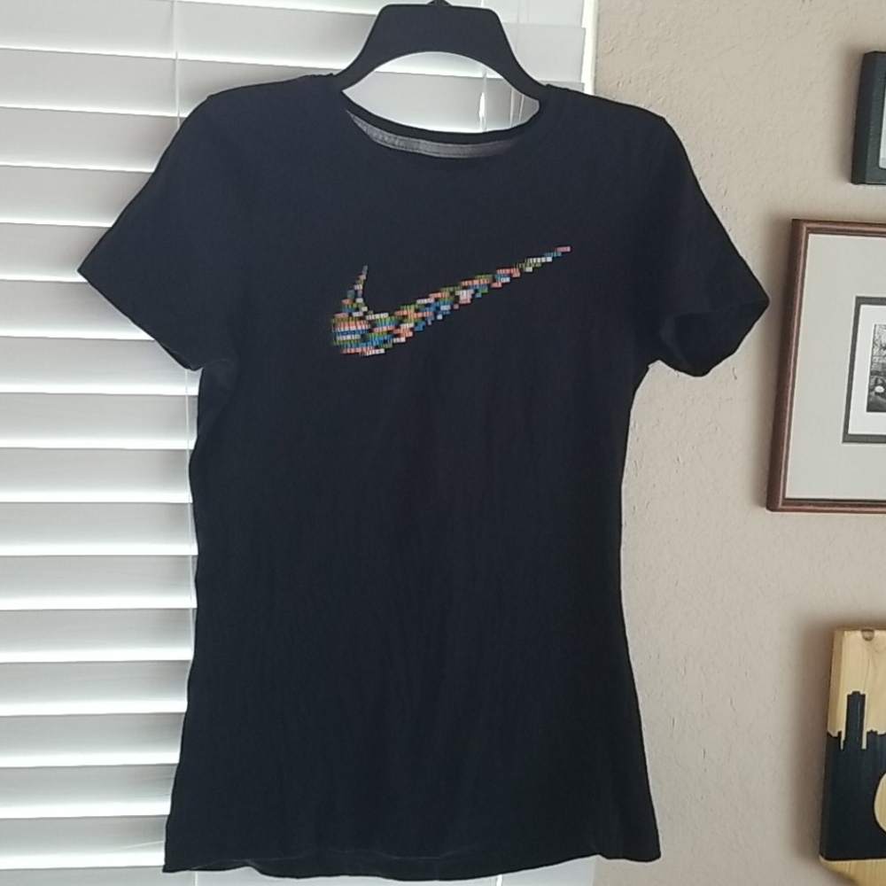 Nike Slim Fit cotton t shirt swoosh logo
